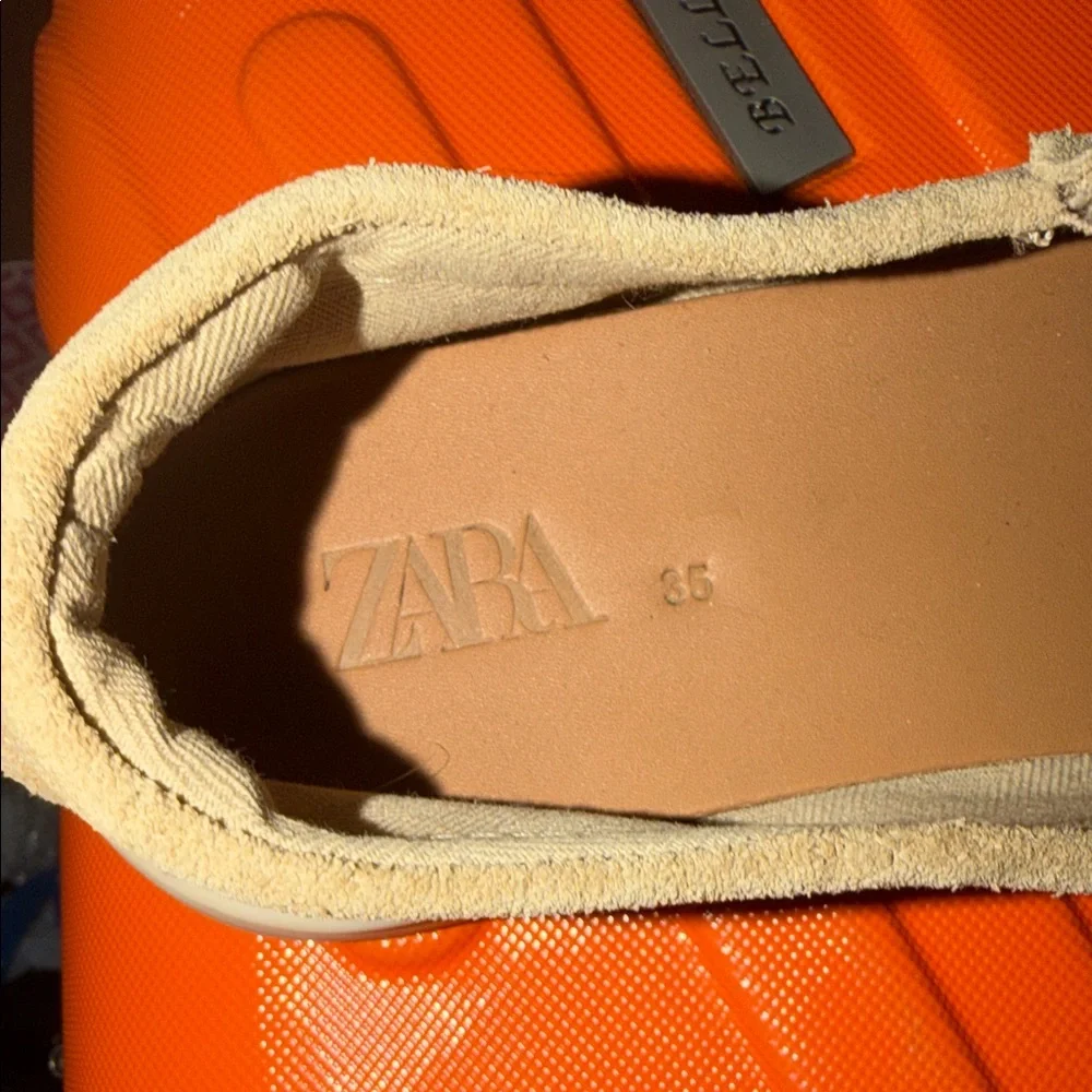 Zara Beige Suede Men's Slip-Ons